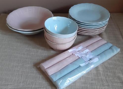 Pastel Servies 'Cream & Fruit', Antiek en Kunst, Antiek | Servies los, Ophalen of Verzenden