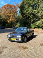 BMW 3-Serie 320i Cabriolet 1989, Auto's, Cabriolet, Blauw, Origineel Nederlands, 1200 kg