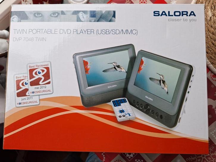 Salora 2 dvd-schermpjes voor in de auto (usb/sd/mmc), Audio, Tv en Foto, Dvd-spelers, Zo goed als nieuw, Overige merken, Ophalen of Verzenden