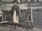 Lichtdruk circa 1910 Straatmuzikanten Garoet Indonesië, Verzenden