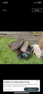 Gezocht leren zadel tasje of stang tasje, 59 cm of meer, Ophalen of Verzenden, Jaren '50