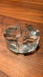 Vintage glazen rechaud prachtig en zwaar, Antiek en Kunst, Ophalen
