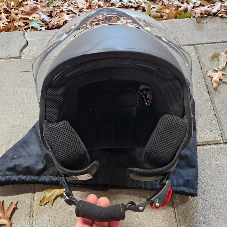 Vito Jethelm - Zo goed als nieuw!, Motoren, Kleding | Motorhelmen, Dames, Heren, Jethelm, S, Overige merken, Tweedehands, Ophalen