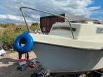 Visboot 5 componenenten met kanteltrailer, bbm bijna klaar !, Ophalen, Motorboot, Zo goed als nieuw, Motor en Techniek