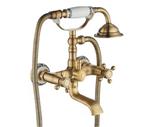 Nostalgische badkraan messing goud, Doe-het-zelf en Verbouw, Sanitair, Ophalen of Verzenden, Nieuw, Koper, Bad