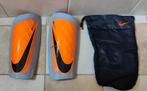 Nike Mercurial Lite Scheenbeschermers oranje, grijs, zwart., Ophalen of Verzenden, Gebruikt, Clubaccessoires