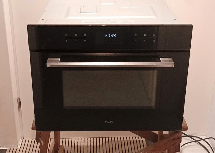 Pelgrim MAC214GLS inbouw combimagnetron met heteluchtoven, Witgoed en Apparatuur, Magnetrons, Gebruikt, Inbouw, Combimagnetron