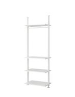 Ikea Elvarli Kast - 2 Staanders, 5 Planken, Ophalen, Met plank(en), Gebruikt, 200 cm of meer