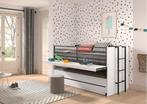 Sam halfhoogslaper (met bureau, logeerbed en lade) - Wit