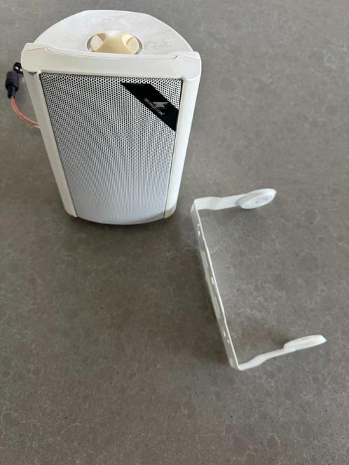 Te koop: Monacor EUL-30/WS weerbestendige luidsprekers, Audio, Tv en Foto, Luidsprekers, Zo goed als nieuw, Front, Rear of Stereo speakers