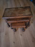 Houten nesttafels, Huis en Inrichting, Ophalen, Klassiek, Minder dan 50 cm, Minder dan 25 cm