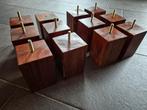 12 x Meubelpoot Boxspring poten hout, Huis en Inrichting, Overige Huis en Inrichting, Ophalen of Verzenden, Zo goed als nieuw