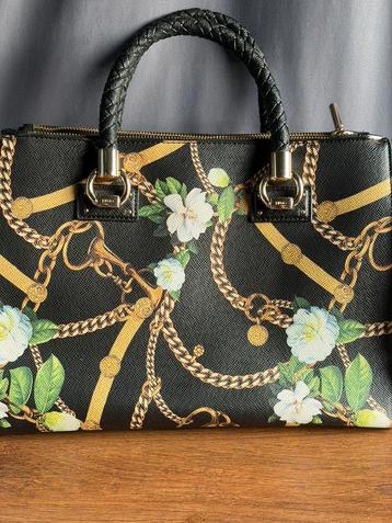 LIU JO Bedrukte middelgrote Manhattan-handtas beschikbaar voor biedingen