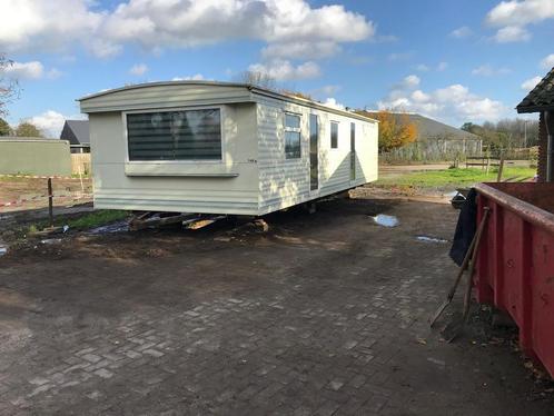 Stacaravan/woonunit met dubbelglas en elektr.vloerverwarming, Caravans en Kamperen, Stacaravans, tot en met 2, Ophalen