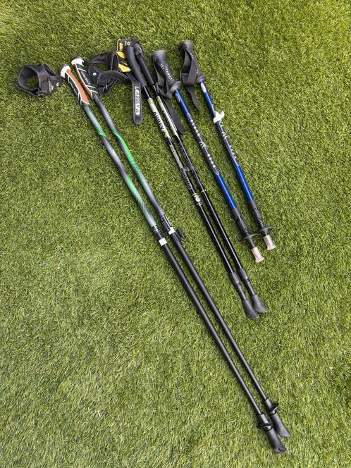 2x Trekkingstokken + Nordic Walking stok, Diversen, Wandelstokken, Ophalen