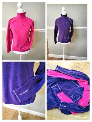 TENSON fleece pully's (3 stuks) dames maat 36 beschikbaar voor biedingen
