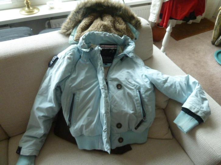 winterjas maat 164, Kinderen en Baby's, Kinderkleding | Maat 164, Zo goed als nieuw, Meisje, Jas, Ophalen of Verzenden