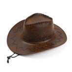 Bruine western hoed / cowboy cowgirl heren dames linedance, Kleding | Heren, Hoeden en Petten, Nieuw, Hoed, Verzenden