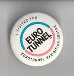 leuke button I visited the Eurotunnel, Ophalen of Verzenden, Gebruikt, Overige onderwerpen, Button
