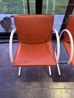 2 vintage metaform Cirkel stoelen bruin/oranje, Ophalen, Gebruikt, Twee, Bruin