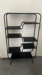 Mat zwarte vakken kast van de Kwantum., Huis en Inrichting, Kasten | Boekenkasten, Met plank(en), 100 tot 150 cm, Ophalen of Verzenden