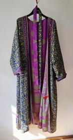 Zijden Kimono Blouse/Jas - Upcycled & Reversible, Kleding | Dames, Blouses en Tunieken, Ophalen of Verzenden, Zo goed als nieuw