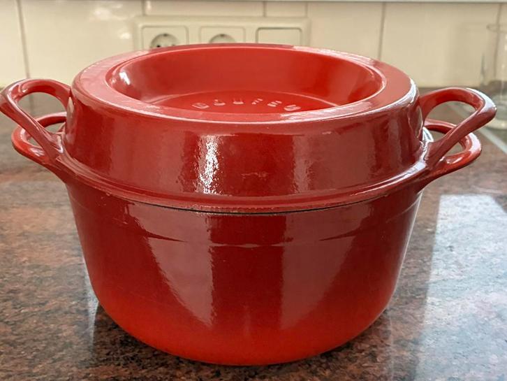 Braadpan Cousances Doufeu Le Creuset, Huis en Inrichting, Keuken | Potten en Pannen, Zo goed als nieuw, Koekenpan of Braadpan