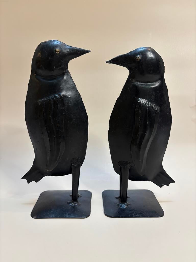 Handgemaakte metalen pinguins, Antiek en Kunst, Kunst | Overige Kunst, Ophalen of Verzenden