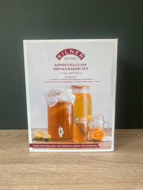 Kilner Glass Kombucha Drinks Making Set, Hobby en Vrije tijd, Overige Hobby en Vrije tijd, Nieuw, Ophalen of Verzenden
