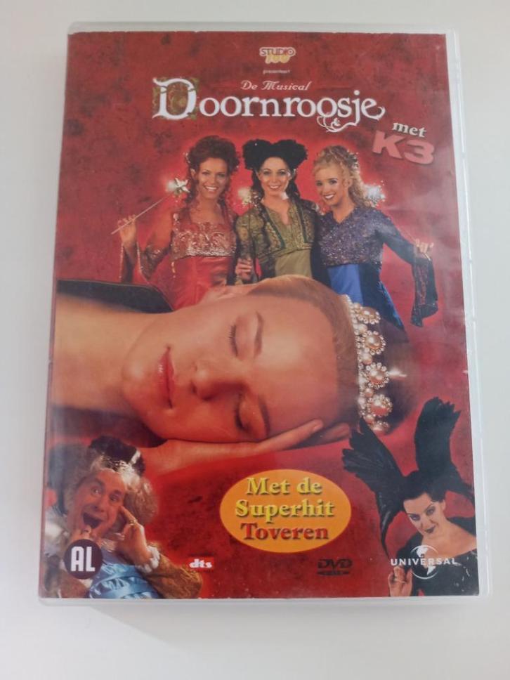 De Musical DOORNROOSJE met K3 (Studio 100), Cd's en Dvd's, Dvd's | Kinderen en Jeugd, Gebruikt, Overige genres, Alle leeftijden