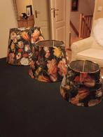 Mooie bloemen lampenkappen, Huis en Inrichting, Lampen | Lampenkappen, Ophalen of Verzenden, Zo goed als nieuw, Rond, Minder dan 25 cm