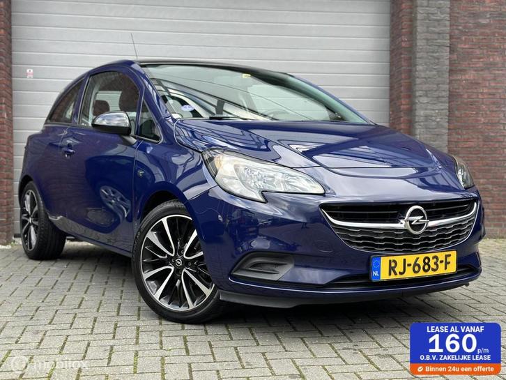 Opel Corsa 1.4 Black Edition | Airco | Cruise | Automaat, Auto's, Opel, Bedrijf, Te koop, Corsa, ABS, Airbags, Airconditioning