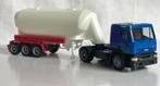 Herpa 144100 H0: Iveco met silo-oplegger, Ophalen of Verzenden, Zo goed als nieuw, Bus of Vrachtwagen, Herpa