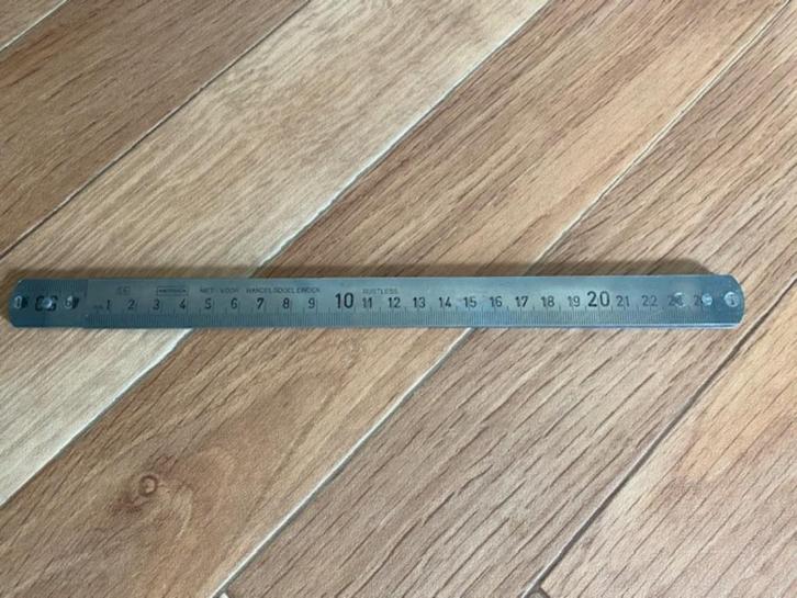 Aluminium Duimstok Metrica en meer Gereedschappen, Doe-het-zelf en Verbouw, Gereedschap | Handgereedschap, Nieuw, Ophalen of Verzenden