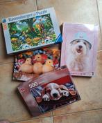 4 puzzels 10,-, Hobby en Vrije tijd, Ophalen of Verzenden, 500 t/m 1500 stukjes, Zo goed als nieuw