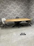 Deens ovale originele oud eiken eetkamertafel 806, 100 tot 150 cm, Eikenhout, Ophalen of Verzenden, Vijf personen of meer