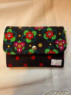Retro bloemen portemonnee, Sieraden, Tassen en Uiterlijk, Portemonnees, Ophalen, Nieuw, Zwart, Overige merken
