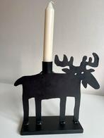 Zweeds Design Bengt & Lotta Eland Kandelaar Zwart Gietijzer, Huis en Inrichting, Woonaccessoires | Kandelaars en Kaarsen, Zwart