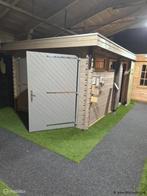 Online Veiling: Woodpro (Vuren) blokhut - 445x300cm