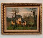 Schilderij Rafael Ortega landschap boerderij mooie kleuren., Antiek en Kunst, Ophalen of Verzenden