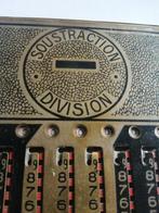 OUDE FRANSE CALCULATOR REKENMACHINE IN MOOIE STAAT, Antiek en Kunst, Ophalen of Verzenden