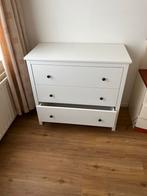 Witte ladekast met 3 laden, Ophalen, Kunststof, 50 tot 100 cm, Zo goed als nieuw