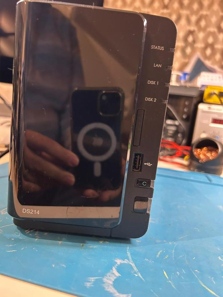 Synology DS214 NAS met 3TB WD RED HDD, Computers en Software, NAS, Zo goed als nieuw, Ophalen of Verzenden