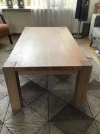 Salon tafel vergrijsd eiken, Ophalen, Gebruikt, 100 tot 150 cm, 50 tot 100 cm