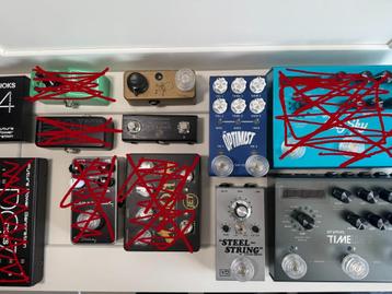 Prachtige Diverse collectie aan effect Pedalen beschikbaar voor biedingen