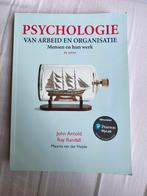 Psychologie van arbeid en organisatie, 6e editie, Fiona Patterson; Ray Randall; John Arnold; Joanne Silvester, Zo goed als nieuw