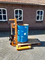 Trommelhijsrol BAUER FHR 600 , staal, voor vaten tot 220 l, Ophalen, Zo goed als nieuw