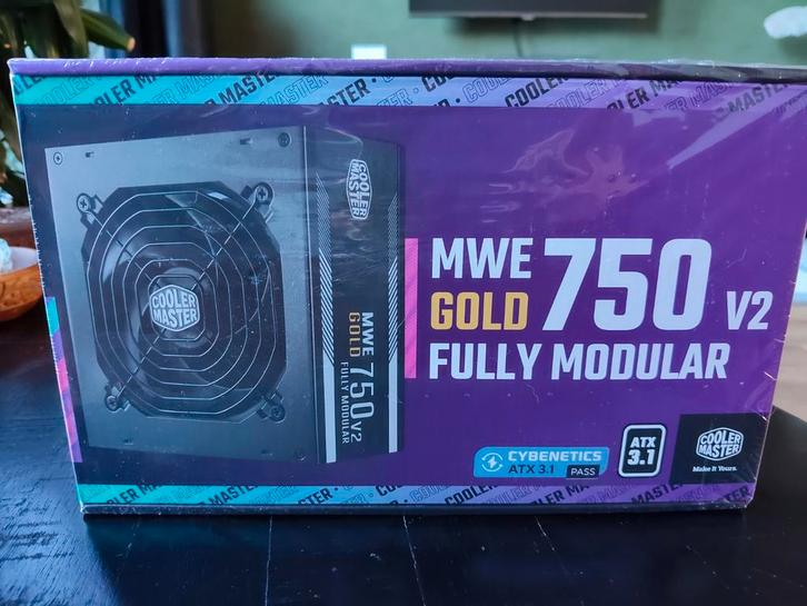 Cooler Master MWE Gold 750 V2 ATX 3.1  PSU nieuw, Computers en Software, Pc- en Netwerkkabels, Nieuw, Ophalen of Verzenden