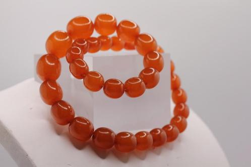 ketting vintage Baltisch amber donker honing kleur, Antiek en Kunst, Curiosa en Brocante, Ophalen of Verzenden