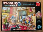 WasGij puzzel Catching a break, Ophalen of Verzenden, 500 t/m 1500 stukjes, Zo goed als nieuw, Legpuzzel